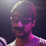 Neil with moustache