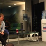 Gareth backstage at BBC Radio 4